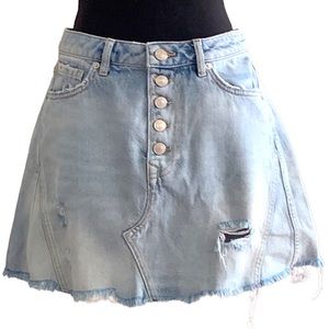 Denim mini skirts size 29